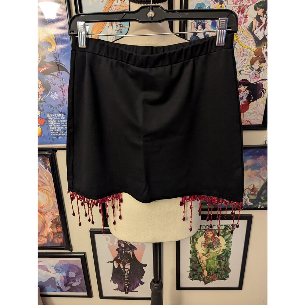SOLD Foxblood Shop Blood Drip Skirt Sz M NWT